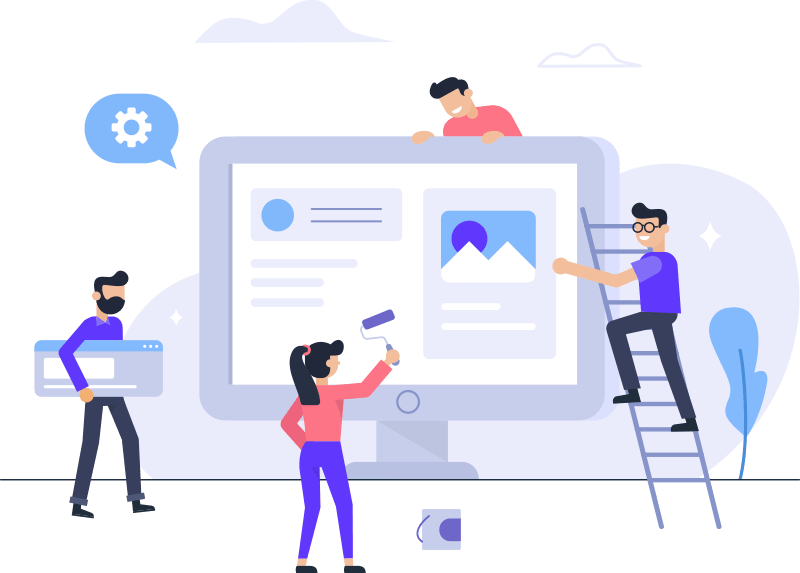 Ranking Link SEO platformos iliustracija